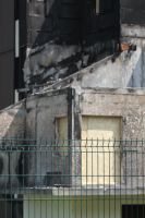 Photos des travaux en cours, fermetures des baies vitrées, portes et fenêtres