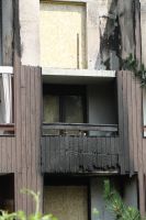 Photos des travaux en cours, fermetures des baies vitrées, portes et fenêtres