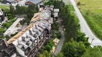 Vue aérienne parès le sinistre